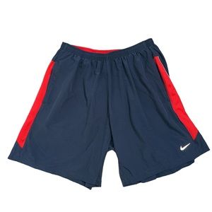 Nike Men’s Dri-Fit Shorts Gray and Red